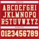Men's Custom Red White-Gold Mesh Authentic Football Jersey